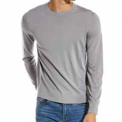 Theory Wool Crewneck Sweater Men Sweaters
