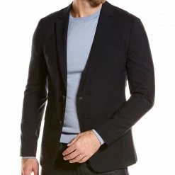 Theory Clinton Ripstop Wool-Blend Blazer Men Sportcoats & Blazers