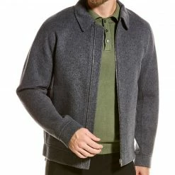 Theory Elijah New Divide Wool & Cashmere-Blend Jacket Men Outerwear