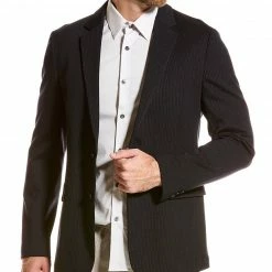 Theory Clinton Stripe Ponte Blazer Men Sportcoats & Blazers