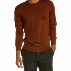 Theory Regal Crewneck Wool Sweater Men Sweaters