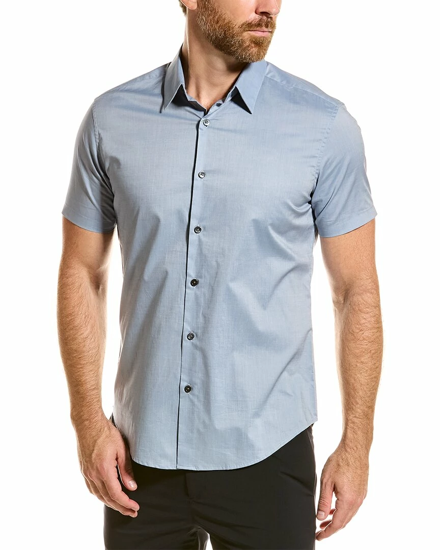 Theory Sylvain Air Woven Shirt Men Casual Button Downs 3 Theory Sylvain Air Woven Shirt Men Casual Button Downs