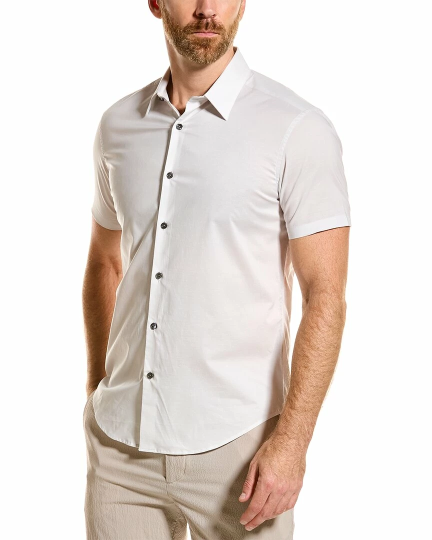 Theory Sylvain Air Woven Shirt Men Casual Button Downs 3 Theory Sylvain Air Woven Shirt Men Casual Button Downs
