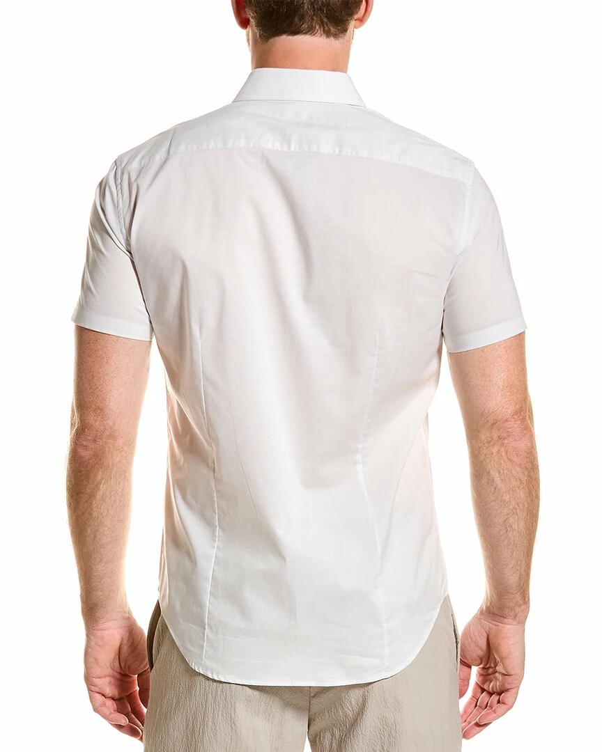 Theory Sylvain Air Woven Shirt Men Casual Button Downs 4 Theory Sylvain Air Woven Shirt Men Casual Button Downs - Image 2