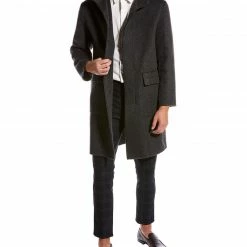 Theory Thompson Cashmere-Blend Coat Men Outerwear