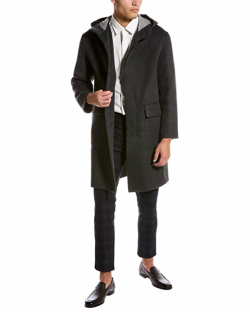 Theory Thompson Cashmere-Blend Coat Men Outerwear 3 Theory Thompson Cashmere-Blend Coat Men Outerwear