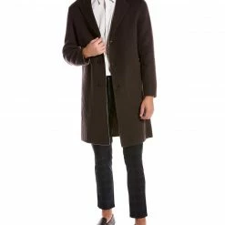 Theory Suffolk Cashmere Coat Men Outerwear