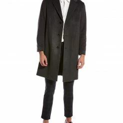 Theory Suffolk Cashmere Coat Men Outerwear
