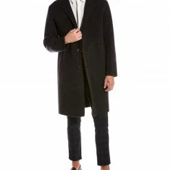 Theory Kai Wool & Cashmere-Blend Coat Men Outerwear