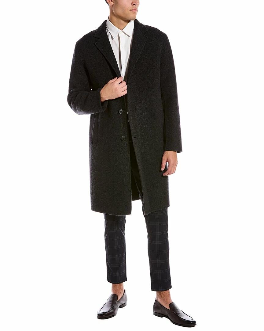Theory Kai Wool & Cashmere-Blend Coat Men Outerwear 3 Theory Kai Wool & Cashmere-Blend Coat Men Outerwear