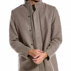 Theory Clarence Wool & Cashmere-Blend Coat Men Outerwear