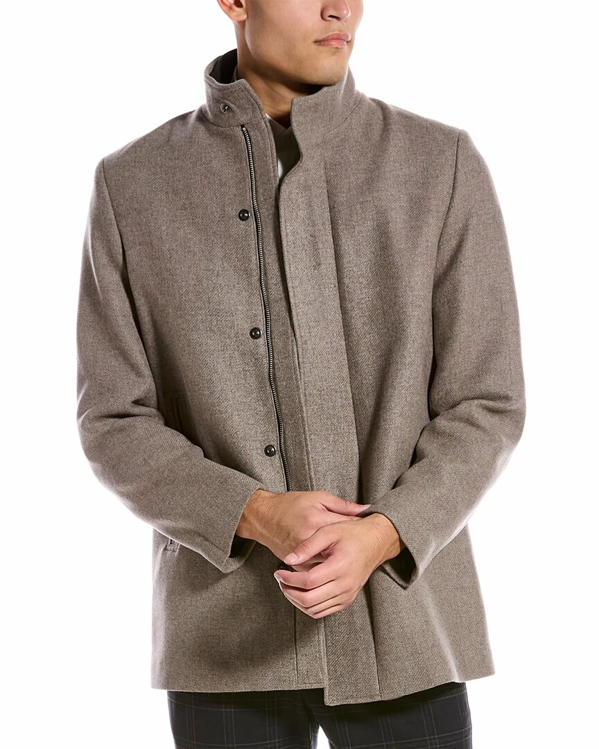 Theory Clarence Wool & Cashmere-Blend Coat Men Outerwear 3 Theory Clarence Wool & Cashmere-Blend Coat Men Outerwear