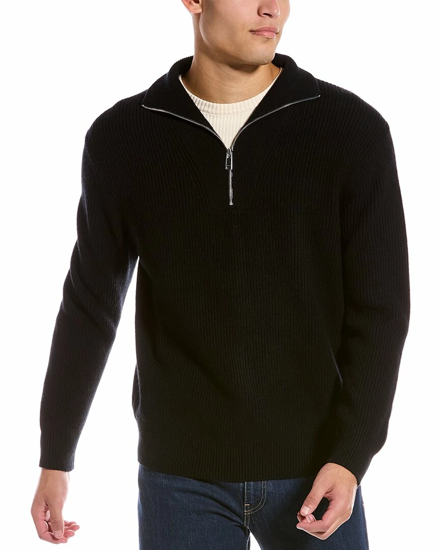 Theory Grover Wool & Cashmere-Blend Funnel Neck Sweater Men Sweaters 3 Theory Grover Wool & Cashmere-Blend Funnel Neck Sweater Men Sweaters