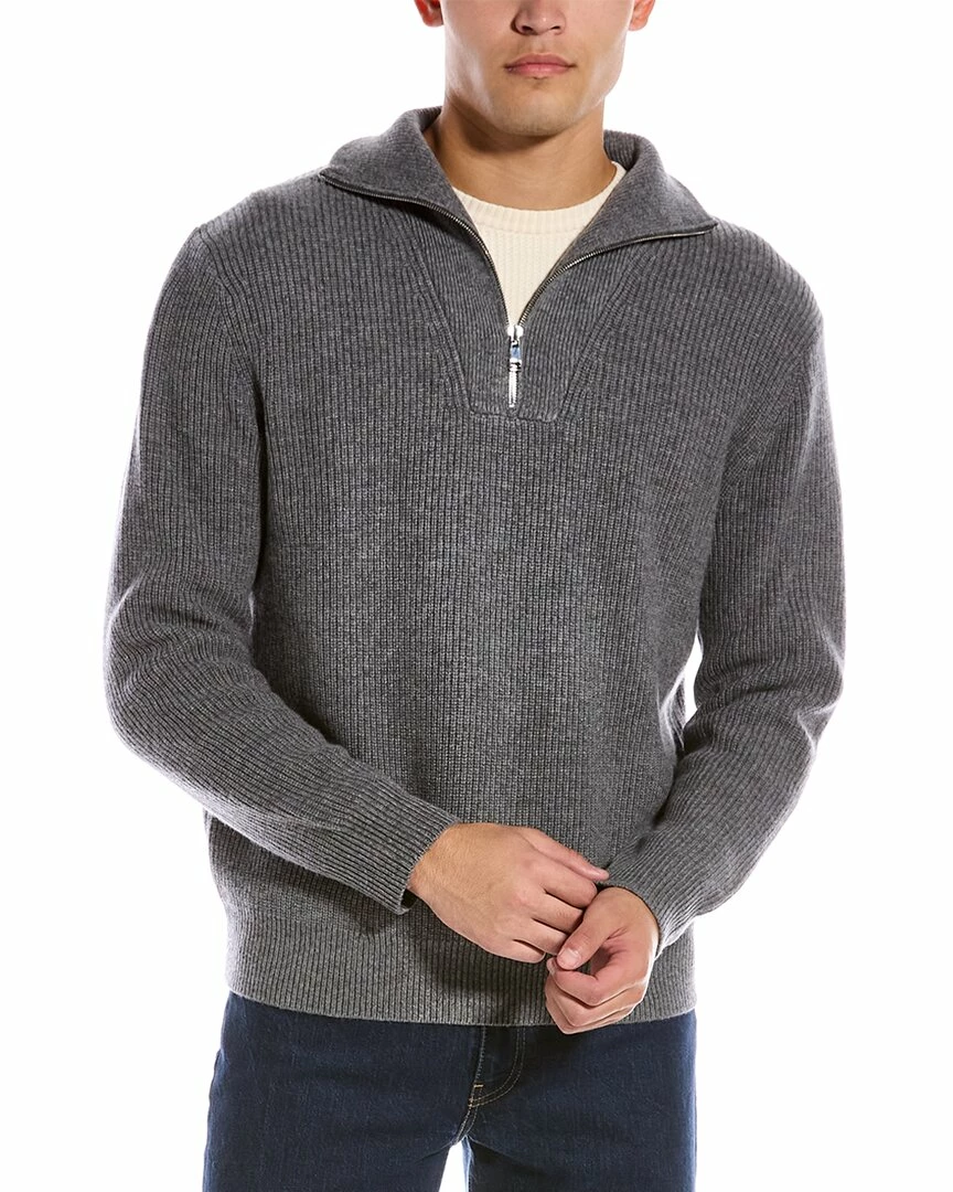Theory Grover Wool & Cashmere-Blend Funnel Neck Sweater Men Sweaters 2 Theory Grover Wool & Cashmere-Blend Funnel Neck Sweater Men Sweaters