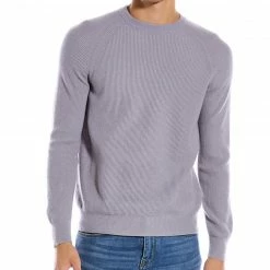 Theory Toby Cashmere Crewneck Sweater Men Sweaters
