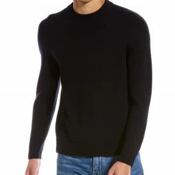 Theory Cashmere Crewneck Sweater Men Sweaters