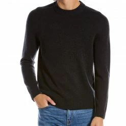 Theory Cashmere Crewneck Sweater Men Sweaters