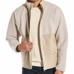 Theory Grady Polar Fleece Jacket Men Outerwear