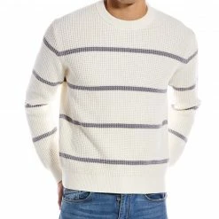 Theory Gary Cashmere-Blend Crewneck Sweater Men Sweaters