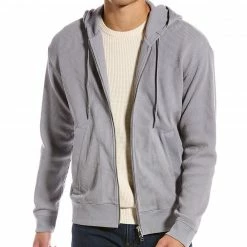 Theory Balena Hooded Jacket Men Sweatshirts & Hoodies