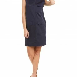 Theory Utilitarian Chino Dress Women Dresses