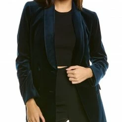 Theory Velvet Jacket Women Suits & Separates