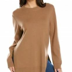 Theory Interlock Wool-Blend Tunic Women Sweaters & Knits