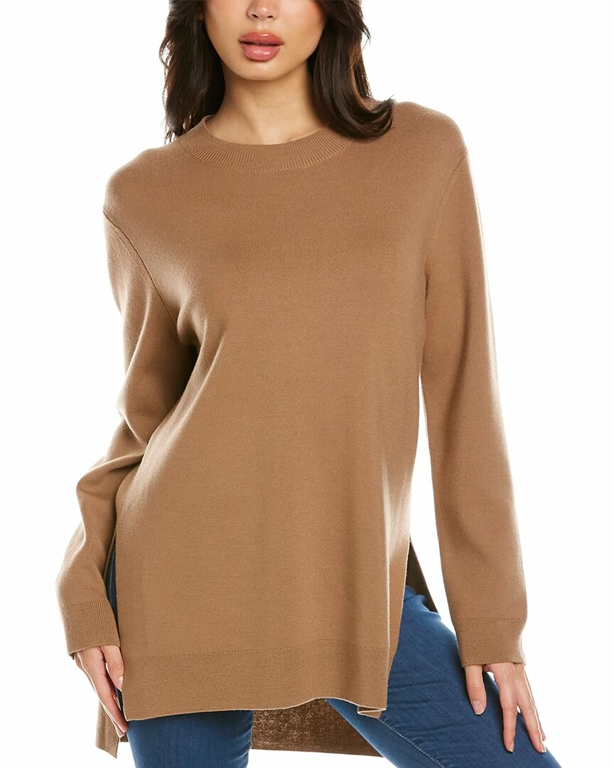 Theory Interlock Wool-Blend Tunic Women Sweaters & Knits 3 Theory Interlock Wool-Blend Tunic Women Sweaters & Knits