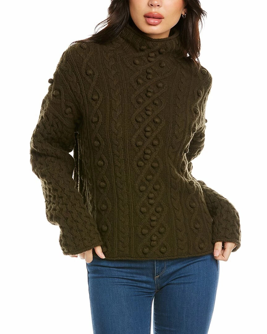 Theory Mixed Cable Wool & Cashmere-Blend Sweater Women Sweaters & Knits 3 Theory Mixed Cable Wool & Cashmere-Blend Sweater Women Sweaters & Knits