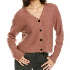 Theory Boxy Alpaca & Wool-Blend Cardigan Women Sweaters & Knits