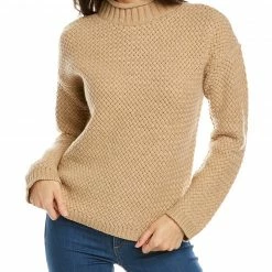 Theory Basket Stitch Cashmere & Wool-Blend Pullover Sweater Women Sweaters & Knits