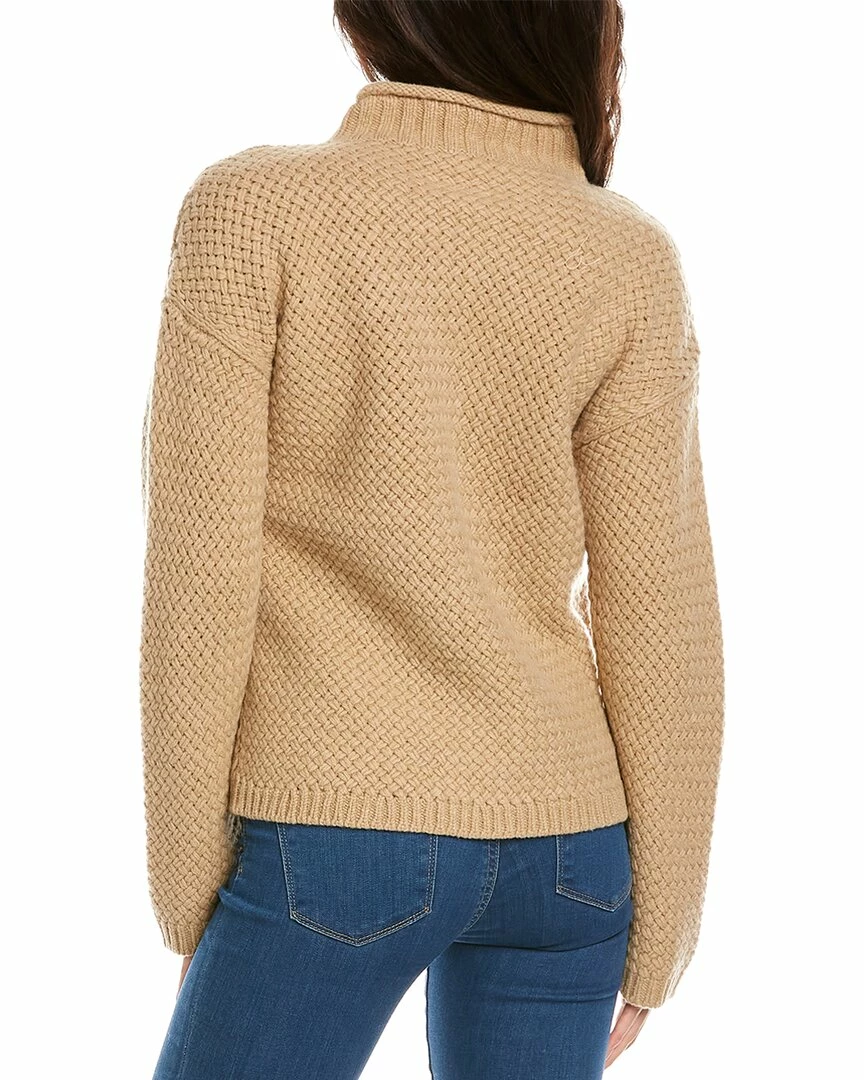 Theory Basket Stitch Cashmere & Wool-Blend Pullover Sweater Women Sweaters & Knits 4 Theory Basket Stitch Cashmere & Wool-Blend Pullover Sweater Women Sweaters & Knits - Image 2