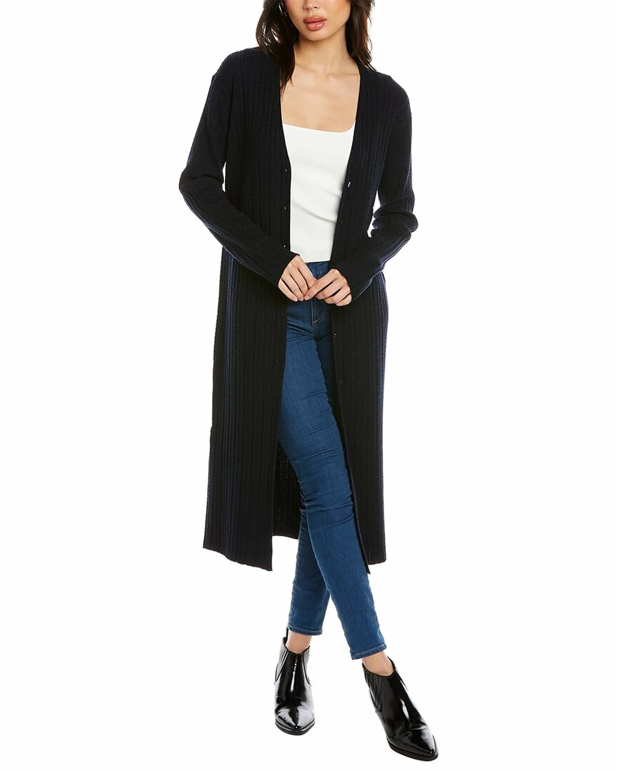 Theory Cable Rib Wool-Blend Cardigan Women Sweaters & Knits 3 Theory Cable Rib Wool-Blend Cardigan Women Sweaters & Knits