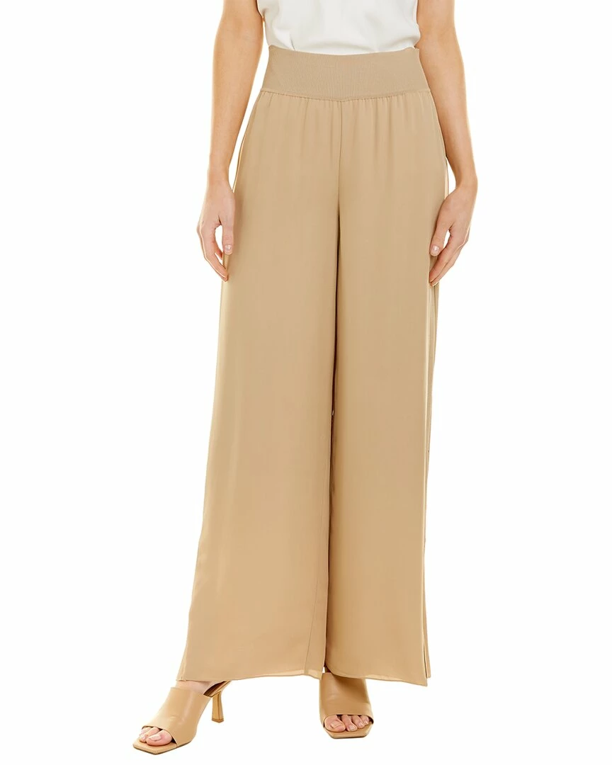 Theory Slit Silk Pant Women Pants 3 Theory Slit Silk Pant Women Pants