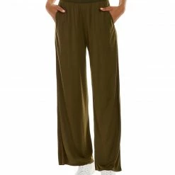Theory Ribbed Silk-Blend Pant Women Pants