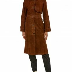 Theory Brent Leather Trench Coat Women Outerwear 8 Theory Brent Leather Trench Coat Women Outerwear -Theory shop 1411380117 RLLZ 3