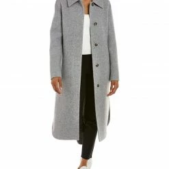 Theory shop 13 Theory Long Wool & Cashmere-Blend Coat Women Outerwear