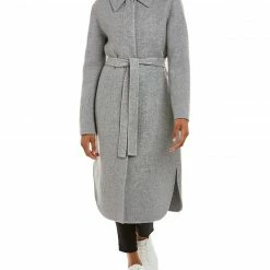 Theory Long Wool & Cashmere-Blend Coat Women Outerwear 8 Theory Long Wool & Cashmere-Blend Coat Women Outerwear -Theory shop 1411380120 RLLZ 3