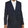 Theory Double-Breasted Wool-Blend Blazer Women Suits & Separates 2 Theory Double-Breasted Wool-Blend Blazer Women Suits & Separates -Theory shop 1411380136 RLLZ 1