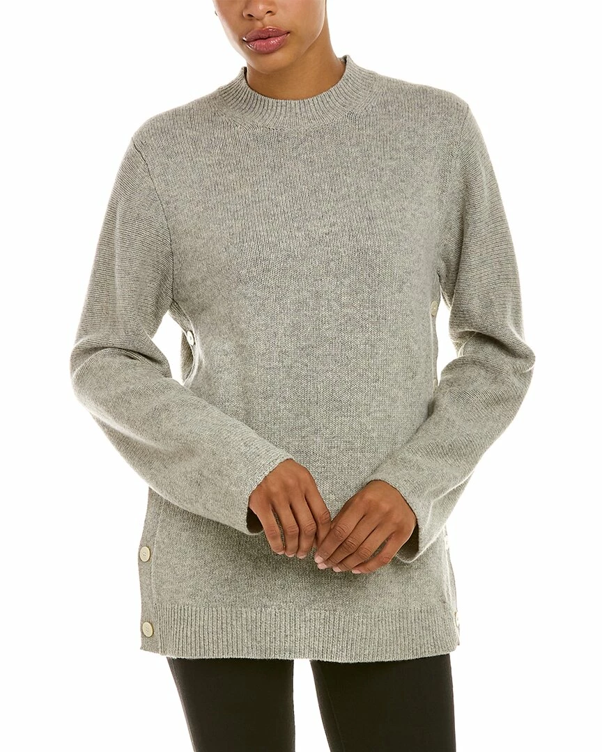 Theory Button Wool & Cashmere-Blend Tunic Women Sweaters & Knits 3 Theory Button Wool & Cashmere-Blend Tunic Women Sweaters & Knits