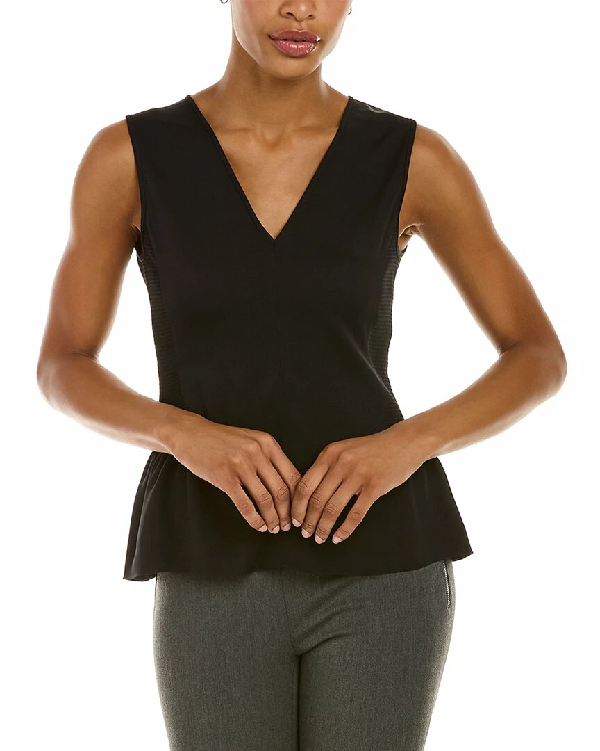 Theory Smocked Silk-Blend Top Women Tops 3 Theory Smocked Silk-Blend Top Women Tops