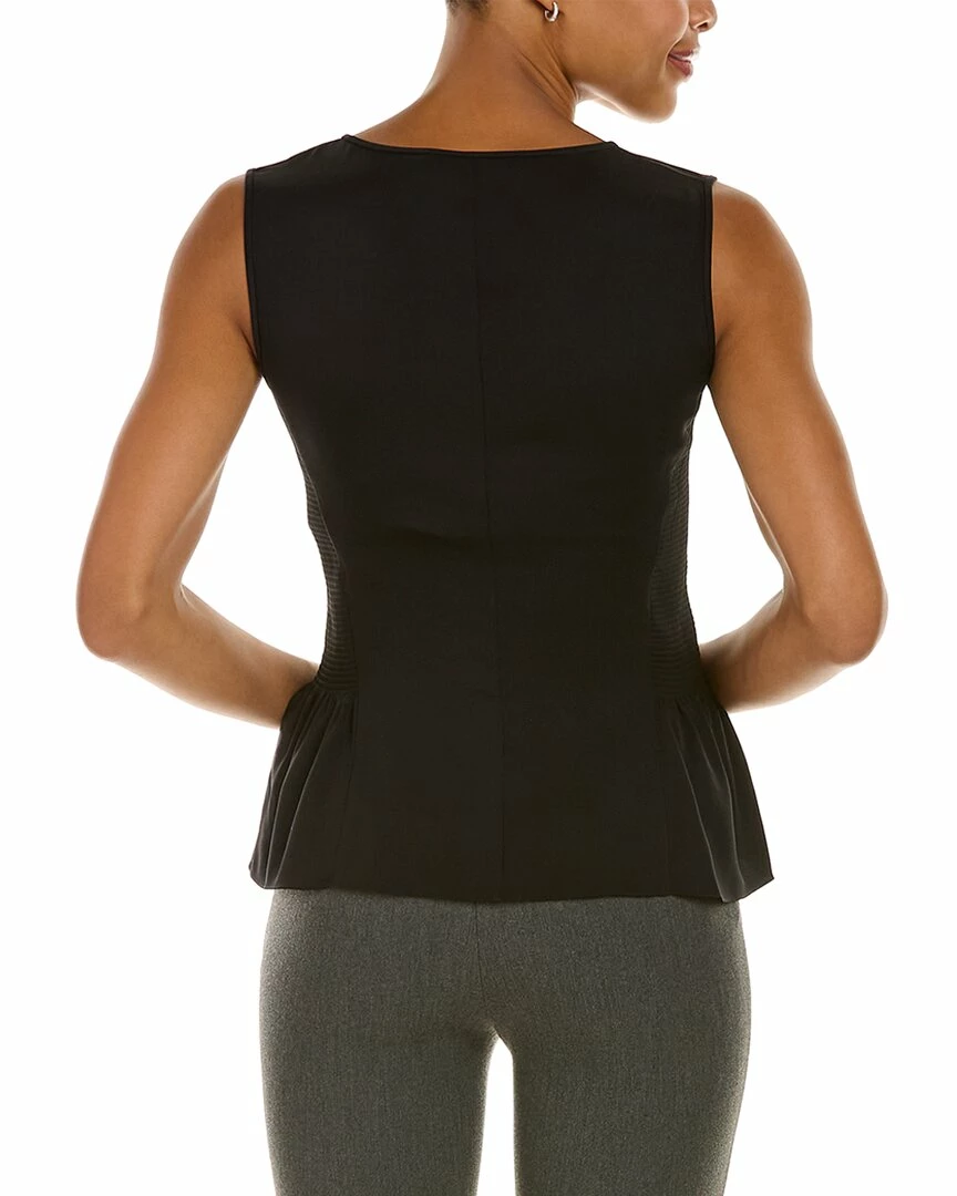 Theory Smocked Silk-Blend Top Women Tops 4 Theory Smocked Silk-Blend Top Women Tops - Image 2