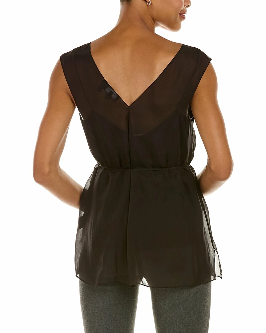 Theory Arch Silk Top Women Tops 4 Theory Arch Silk Top Women Tops - Image 2