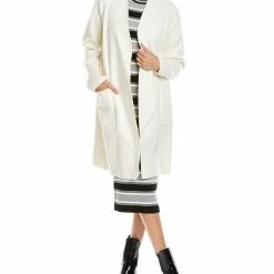 Theory Clean Robe Wool & Cashmere-Blend Coat Women Outerwear