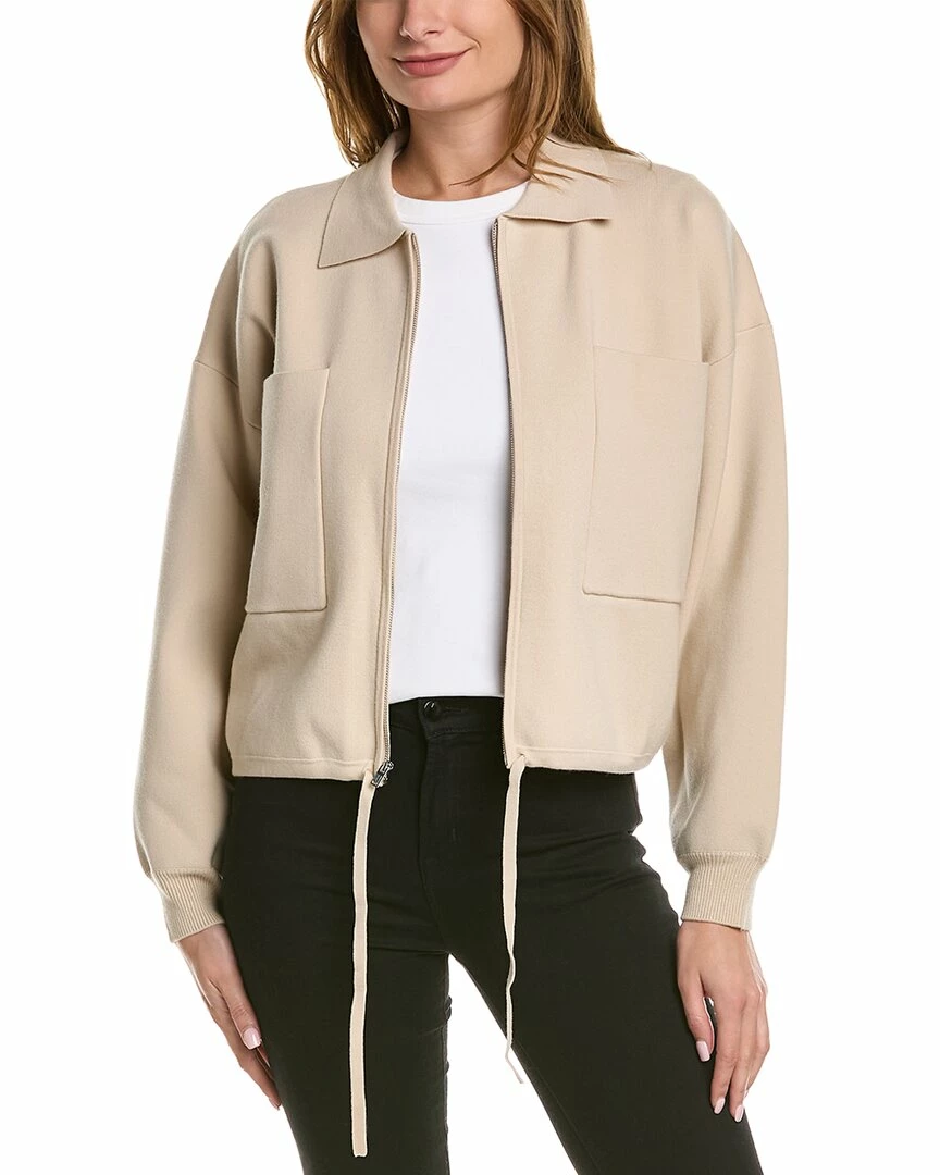 Theory Cropped Zip Wool-Blend Cardigan Women Sweaters & Knits 3 Theory Cropped Zip Wool-Blend Cardigan Women Sweaters & Knits