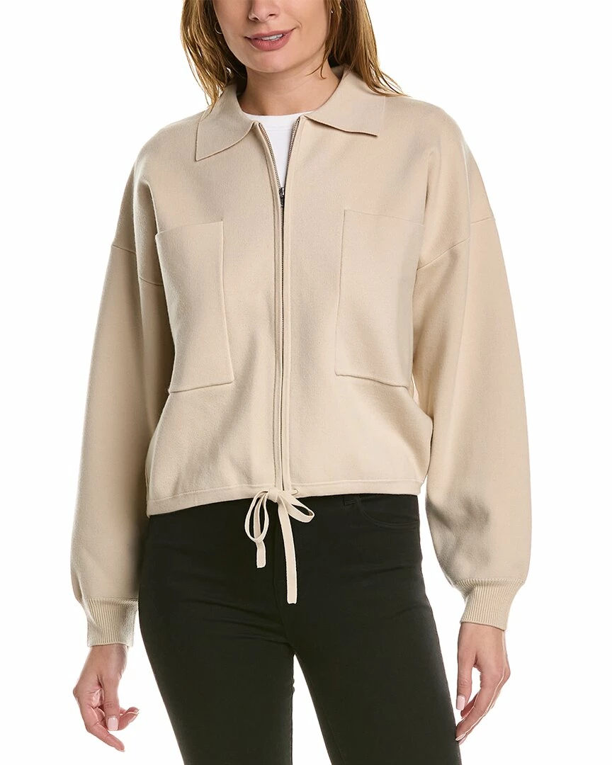 Theory Cropped Zip Wool-Blend Cardigan Women Sweaters & Knits 5 Theory Cropped Zip Wool-Blend Cardigan Women Sweaters & Knits - Image 3