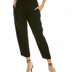 Theory Carrot Crepe Pant Women Pants