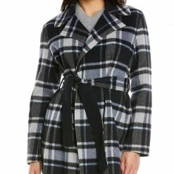 Theory Belted Overlay Wool-Blend Wrap Coat Women Outerwear 8 Theory Belted Overlay Wool-Blend Wrap Coat Women Outerwear -Theory shop 1411483734 RLLZ 3