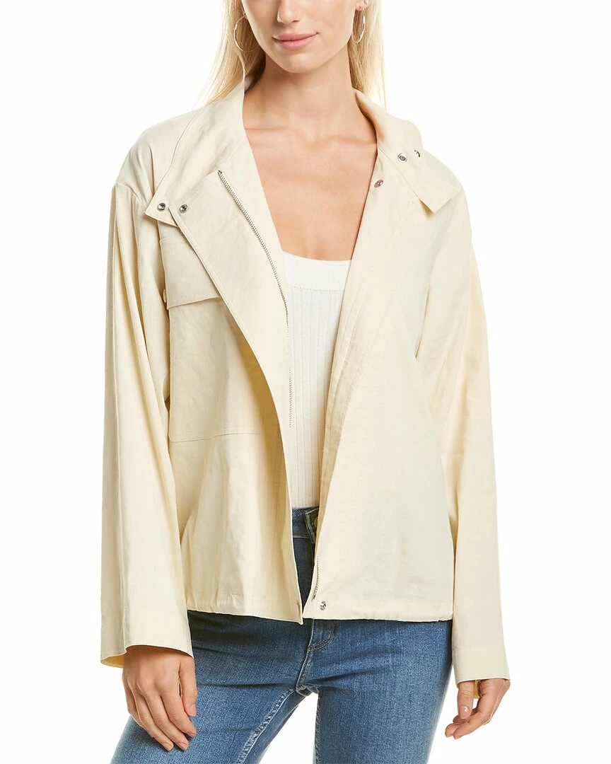 Theory Utility Wool-Blend Anorak Jacket Women Outerwear 2 Theory Utility Wool-Blend Anorak Jacket Women Outerwear