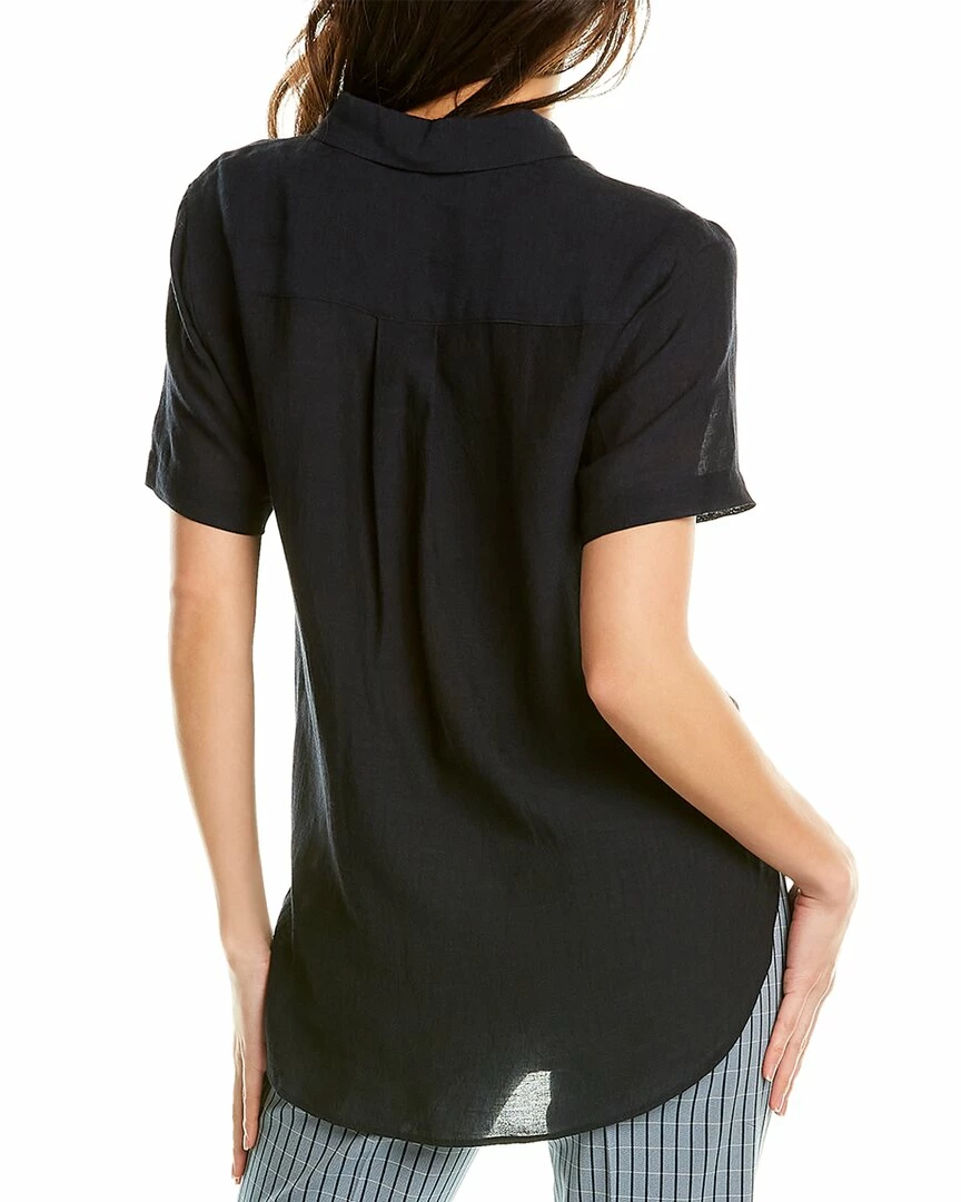 Theory Hekanina Linen-Blend Shirt Women Tops 4 Theory Hekanina Linen-Blend Shirt Women Tops - Image 2